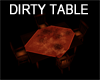 DIRTY TABLE + CHAIRS