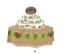luau birthday cake