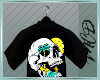 Skull Surf Black TShirt