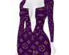 LV Purple jumpsuit