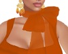 (BR) Orange Silk Scarf 