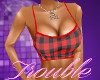 Red Flannel Cami Tank