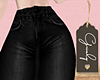 G̷. Black Jeans Skirt
