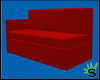 Red L End Sectional