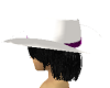 cowboy hat  with hair