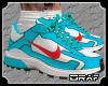 ♛ Niké Cyan Sneakers