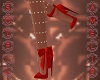 Heels + Stockings Red