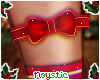 N: Red Bow Garter L