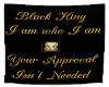 [JR] Black King Wallhang