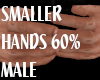!C! SMALLER HANDS 60% M