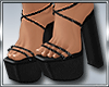 [JR] Sparkly Black Heels