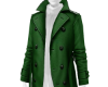 AS Green Leather Coat