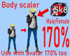 170% Tall BodyScaler M/F