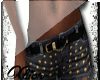 X:  Gold Studded Shorts
