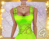 G- Lace Mini Dress Green