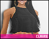 C|Noir Crop Top