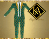 Geometric Green Suit