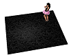Black rectangle carpet