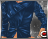 *SC-Leather Jacket Blue