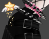 leg spike black pink ☆