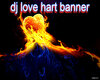 fire love hart banner