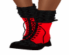 Boots VG! black&red
