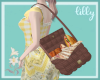 picnic straw bag brown