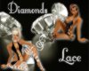 Diamonds and Lace Poster