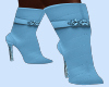 Blue fancy boots