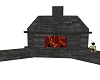 HAUNTED HOUSE FIREPLACE