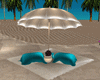 Beach Umbrella Feline
