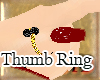 ~HB~Thumb Ring - Black