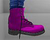 Lavender Combat Boots / Work Boots 2 (M)