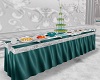 Teal Banquet Table