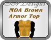 Brown Dragon Armor Top