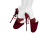 CE BabyLace Heels Maroon