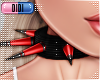 !!D Spiked Collar Red LT