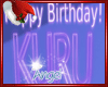 Neon Happy Birthday Kuru