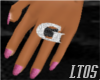 Rose Matte Nails-Dainty