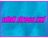 pink dress xxl