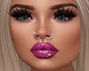 pink lips+piercing88