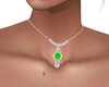 green elegant necklace