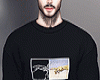 Oversize Black Sweat•