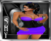 PF Corset Dress Purple