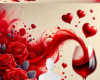 Rose wine glass bg