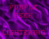 *Purple Peek Lightening*