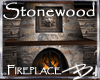 *B* Stonewood Fireplace