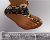 Parton Leopard Sandal{E}