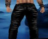 AV Black Leather Pants