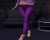 Purple jeans